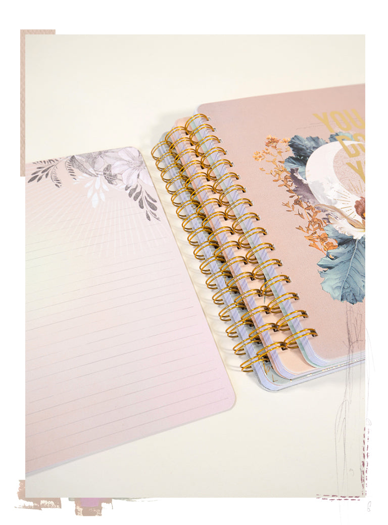 Spiral + Clothbound Notebook Collection PAPAYA