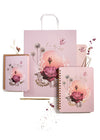 lavender rose stationery set