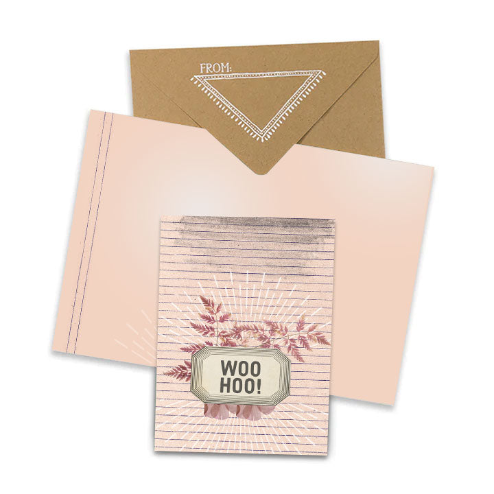 Mini Greeting Card, Woo Hoo 2