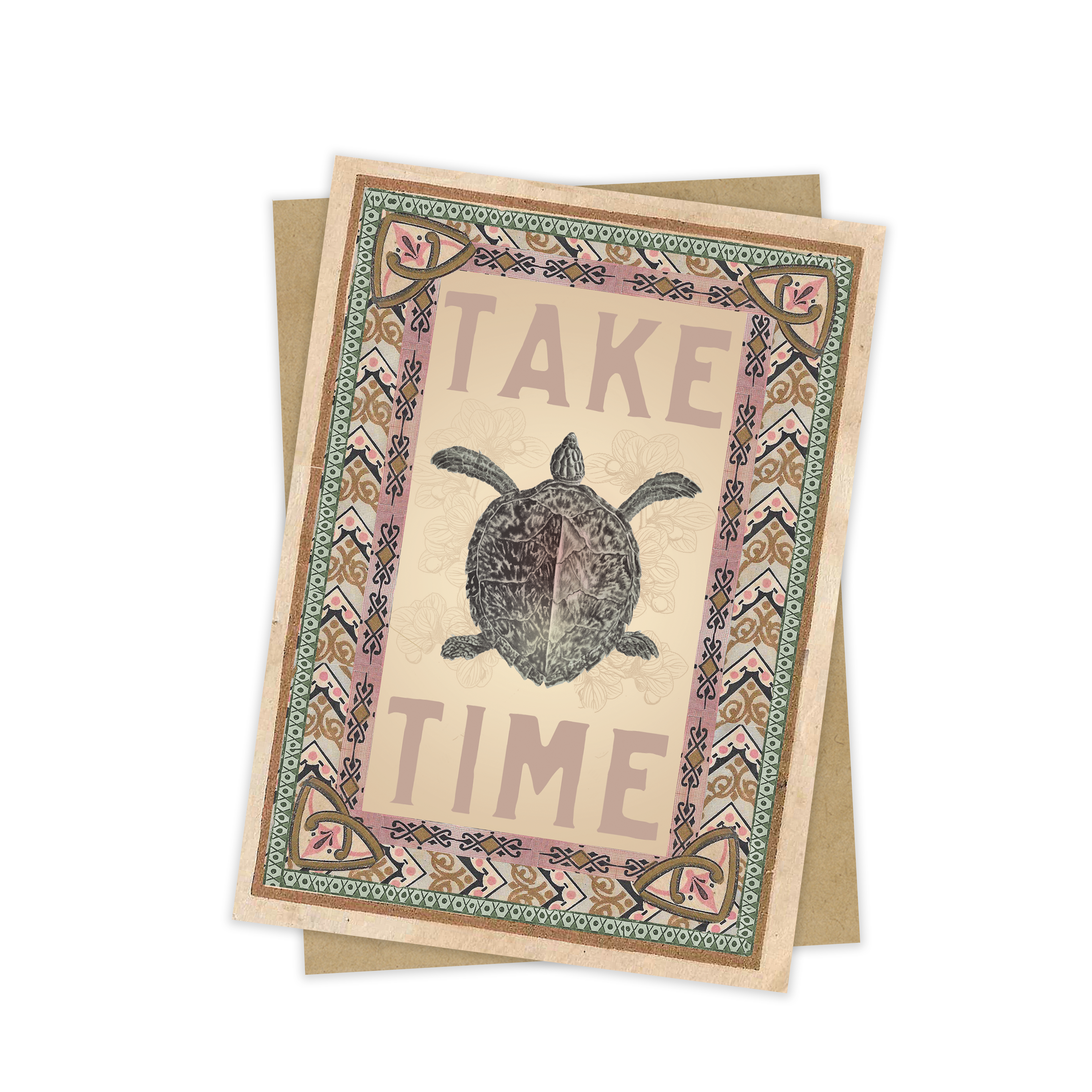 Mini Greeting Card, Turtle Time