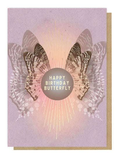 Greeting Card, Happy Birthday Butterfly