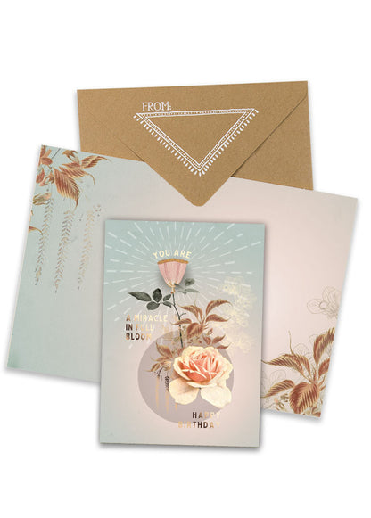 Greeting Card, Full Bloom