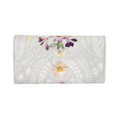 Orchid Lace Tri Fold Wallet