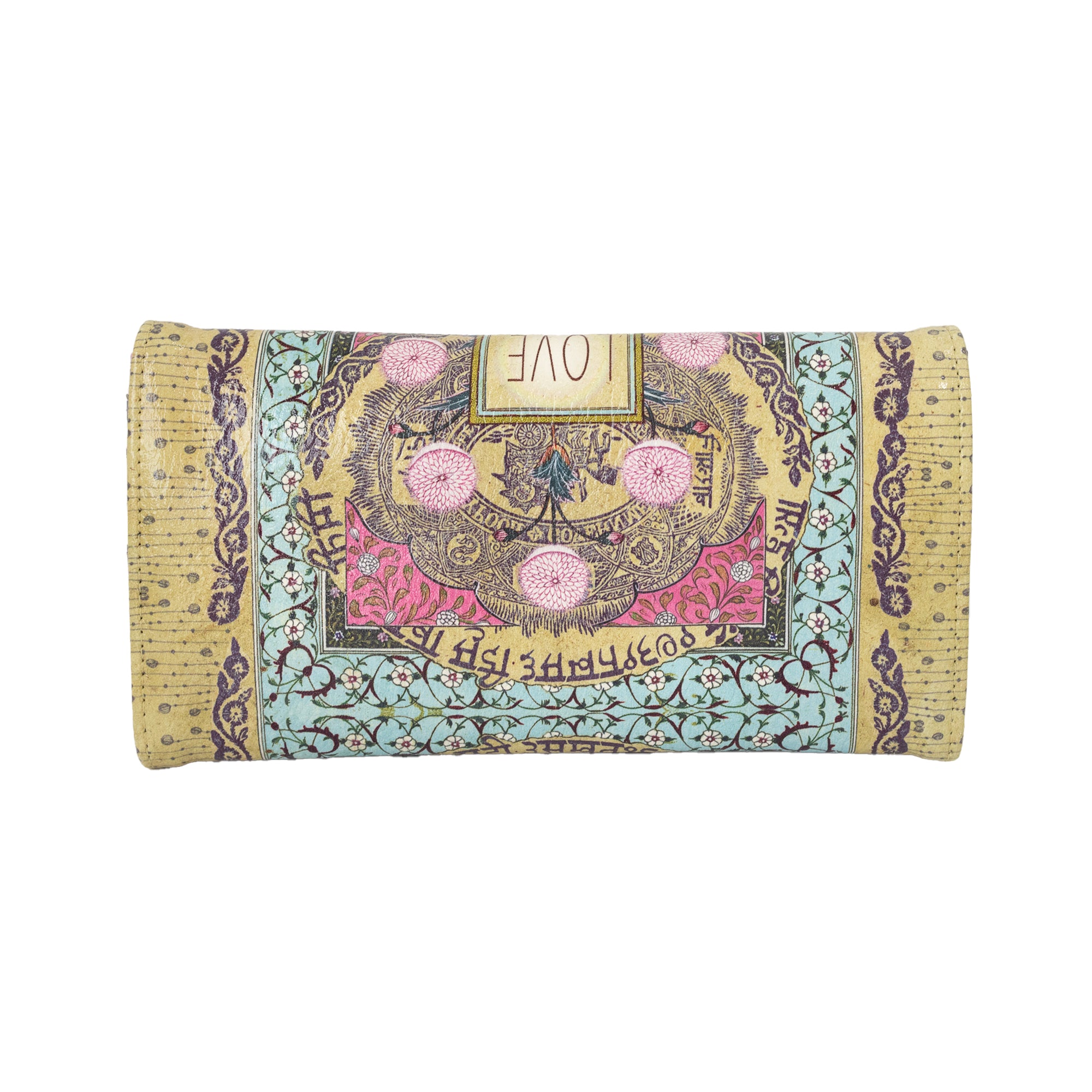 Love Feather Tri Fold Wallet