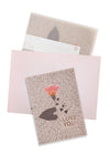 Love You Greeting Card with envelope