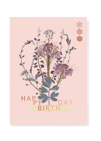 bundle blooms happy birthday card