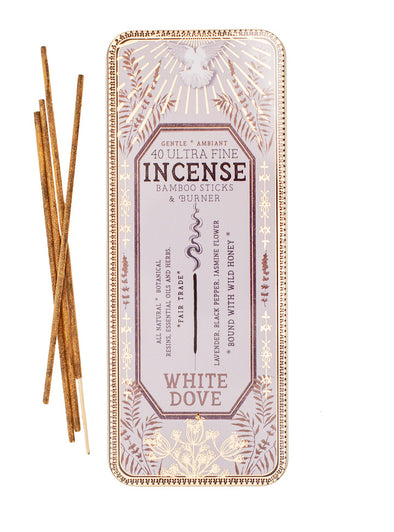 Premium Incense, White Dove 40 Sticks