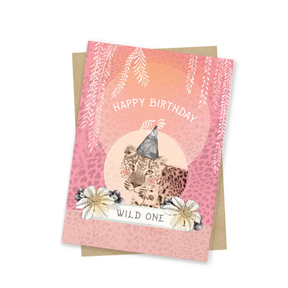 Wild One Birthday Mini Card