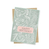 Birthday Flora Mini Card