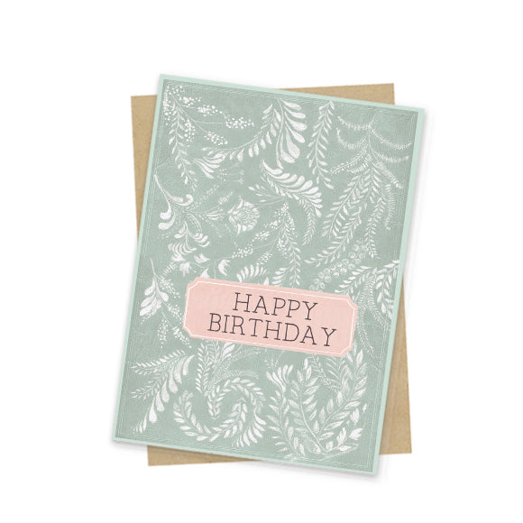 Birthday Flora Mini Card