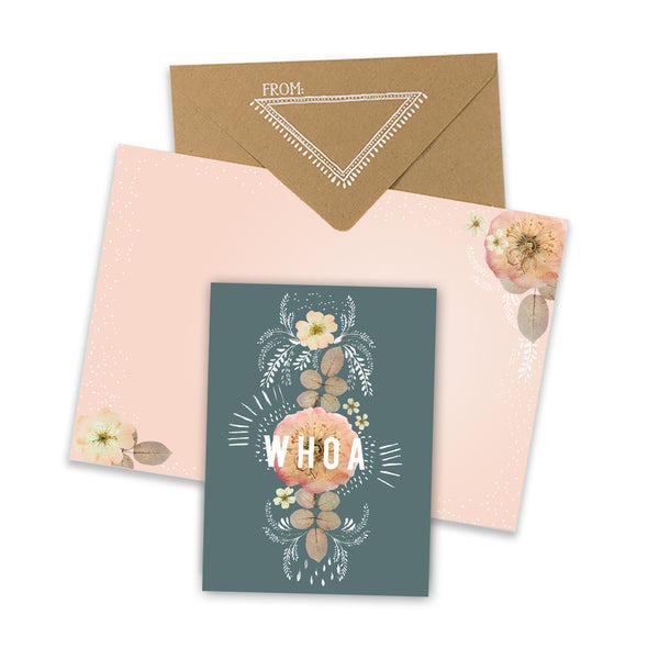 papaya whoa mini greeting card collage