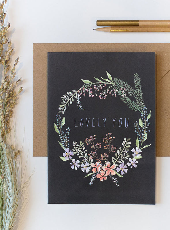 lovely you greeting card collage