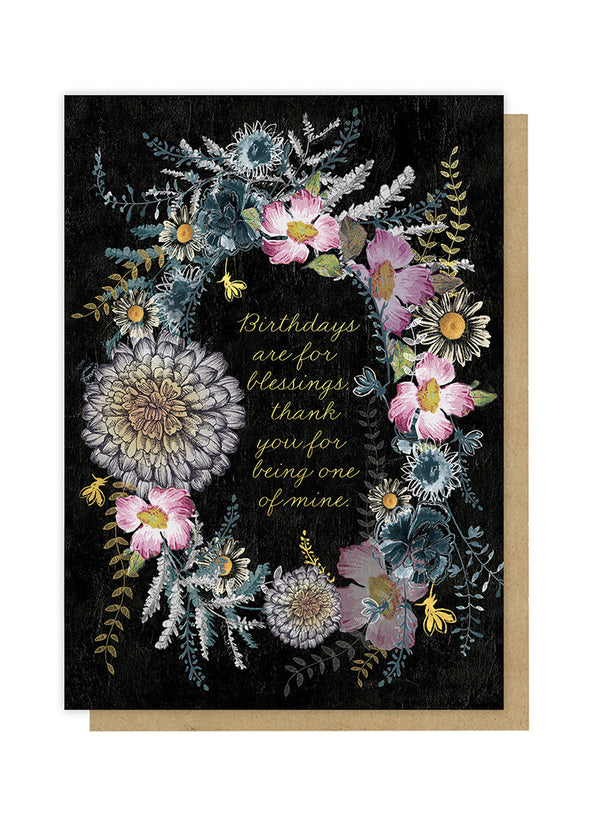 birthday seeds greeting card front