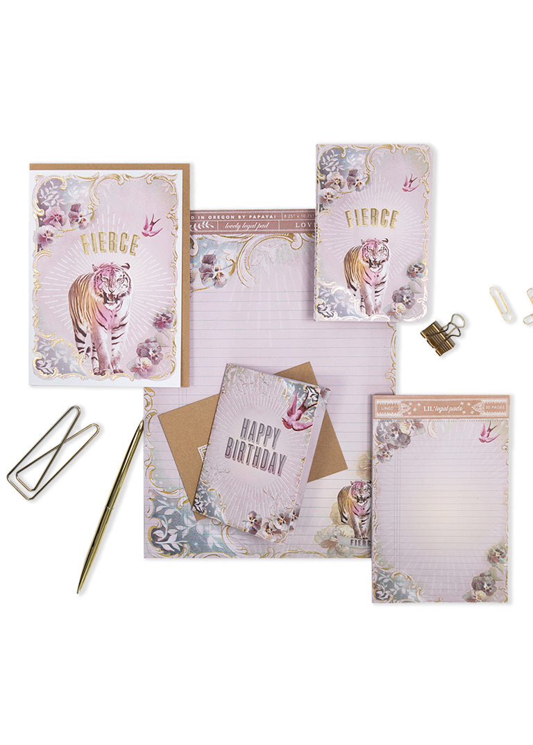 fierce stationery set