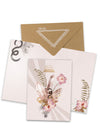 papaya rose quartz joyful feminine greeting card front
