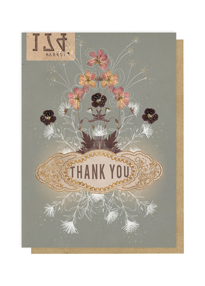 thank you papaya greeting card