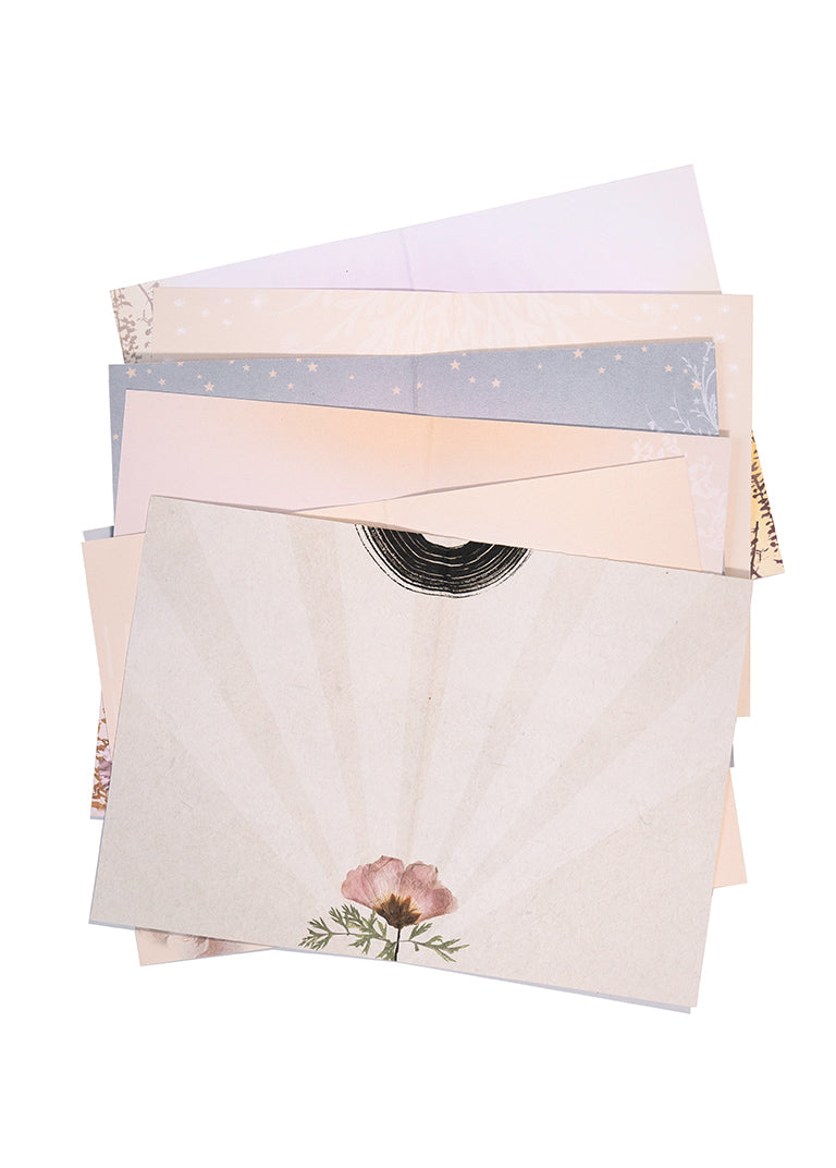 papaya rose quartz joyful feminine greeting card inside